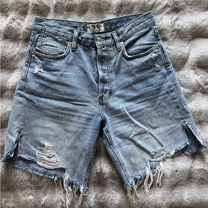 Free People Jean Shorts